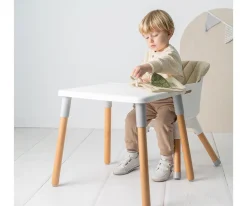 Olmitos Trona 2 en 1 Mesa y Silla Infantil Kombo Beige^ Tronas Bebé