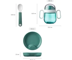 Mepal Vajilla 3 Piezas Mio Little Farm^ Vajilla Infantil
