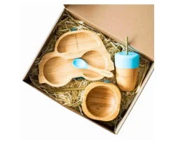 Ecorascals Vajilla Coche Verde^Niños Regalos Para Niños