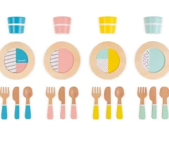 Niños Janod Vajilla de Madera