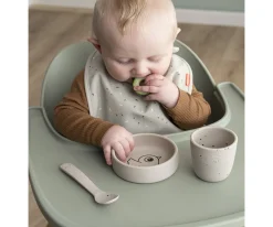 Done by Deer Vajilla Silicona Birdee Sand^ Vajilla Infantil