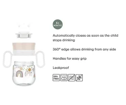 Mepal Vaso Antiderrame 360º Mio Little Farm 200 ml^ Vasos Antiderrame