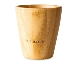 Ecorascals Vaso Bambú Azul con Tapa 190ml^Niños Vasos Para Bebés Y Niños