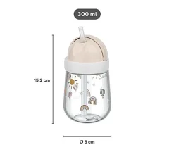 Mepal Vaso con Pajita Mio Forest Friends^Niños Vasos Para Bebés Y Niños