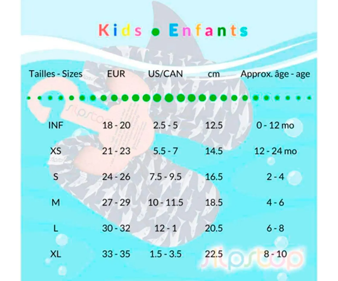 Niños Slipstop Zapatillas Antideslizantes Arizona